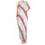 White Sunday Tonga Fakame Family Matching Tank Maxi Dress and Hawaiian Shirt Tongan Ngatu Heilala Lei - Polynesian Pride
