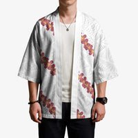 White Sunday Tonga Fakame Kimono Tongan Ngatu Heilala Lei - Polynesian Pride