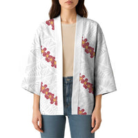 White Sunday Tonga Fakame Kimono Tongan Ngatu Heilala Lei - Polynesian Pride