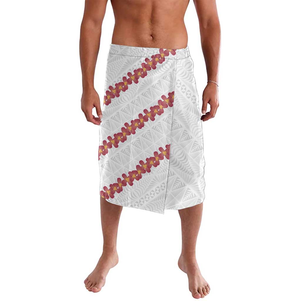 White Sunday Tonga Fakame Lavalava Tongan Ngatu Heilala Lei - Polynesian Pride