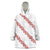 White Sunday Tonga Fakame Wearable Blanket Hoodie Tongan Ngatu Heilala Lei - Polynesian Pride
