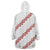 White Sunday Tonga Fakame Wearable Blanket Hoodie Tongan Ngatu Heilala Lei - Polynesian Pride