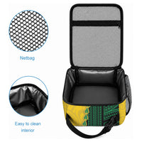 Malampa Province Vanuatu Lunch Bag Map With Polynesian Pattern