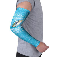 Aloha Hawaii Humuhumu Reef Triggerfish Arm Sleeves Hawaiian Leis Kakau Pattern LT14 - Polynesian Pride