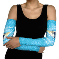Aloha Hawaii Humuhumu Reef Triggerfish Arm Sleeves Hawaiian Leis Kakau Pattern LT14 - Polynesian Pride