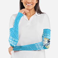 Aloha Hawaii Humuhumu Reef Triggerfish Arm Sleeves Hawaiian Leis Kakau Pattern LT14 - Polynesian Pride