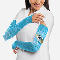 Aloha Hawaii Humuhumu Reef Triggerfish Arm Sleeves Hawaiian Leis Kakau Pattern LT14 - Polynesian Pride