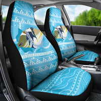 Aloha Hawaii Humuhumu Reef Triggerfish Car Seat Cover Hawaiian Leis Kakau Pattern LT14 - Polynesian Pride