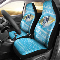 Aloha Hawaii Humuhumu Reef Triggerfish Car Seat Cover Hawaiian Leis Kakau Pattern LT14 - Polynesian Pride