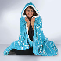 Aloha Hawaii Humuhumu Reef Triggerfish Hooded Blanket Hawaiian Leis Kakau Pattern LT14 - Polynesian Pride