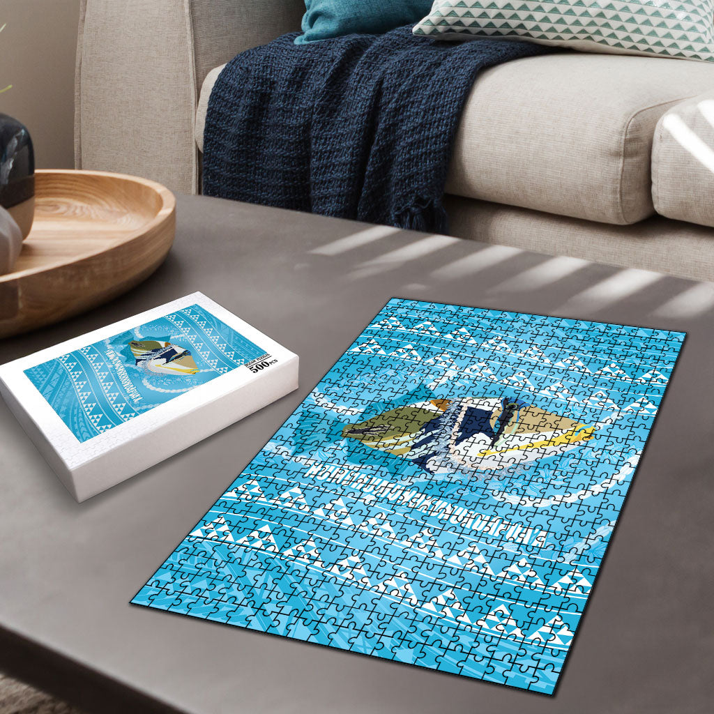 Aloha Hawaii Humuhumu Reef Triggerfish Puzzle Hawaiian Leis Kakau Pattern LT14 - Polynesian Pride