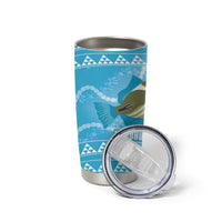 Aloha Hawaii Humuhumu Reef Triggerfish Tumbler Cup Hawaiian Leis Kakau Pattern LT14 - Polynesian Pride