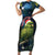 New Zealand Christmas Family Matching Short Sleeve Bodycon Dress and Hawaiian Shirt Cute Kakapo Meri Kirihimete Maori Koru