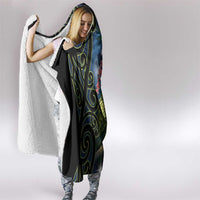 New Zealand Christmas Hooded Blanket Cute Kakapo Meri Kirihimete Maori Koru LT14 - Polynesian Pride
