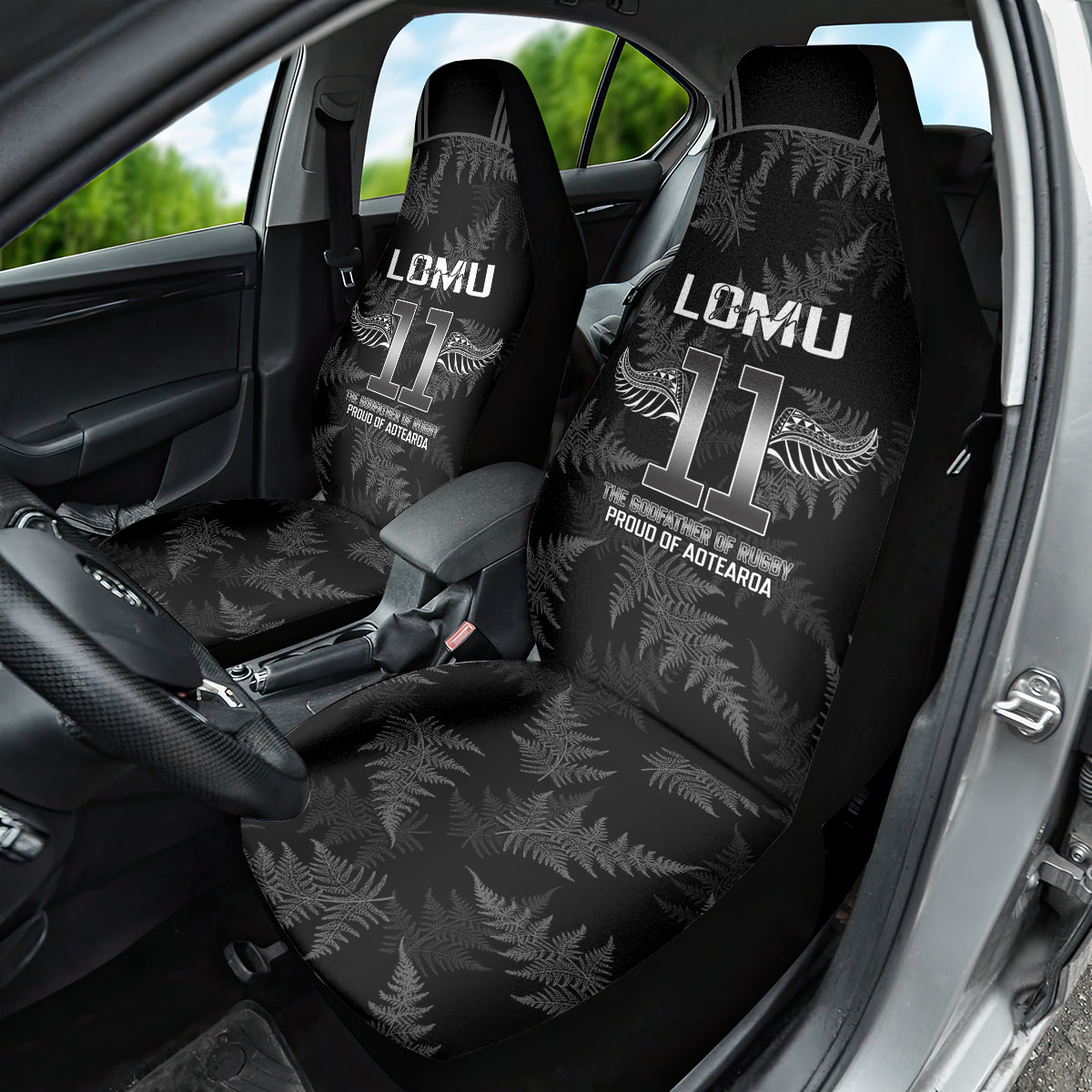 New Zealand Silver Fern Rugby Car Seat Cover Aotearoa Godfather Proud Gone But Never Forgotten LT14 - Polynesian Pride