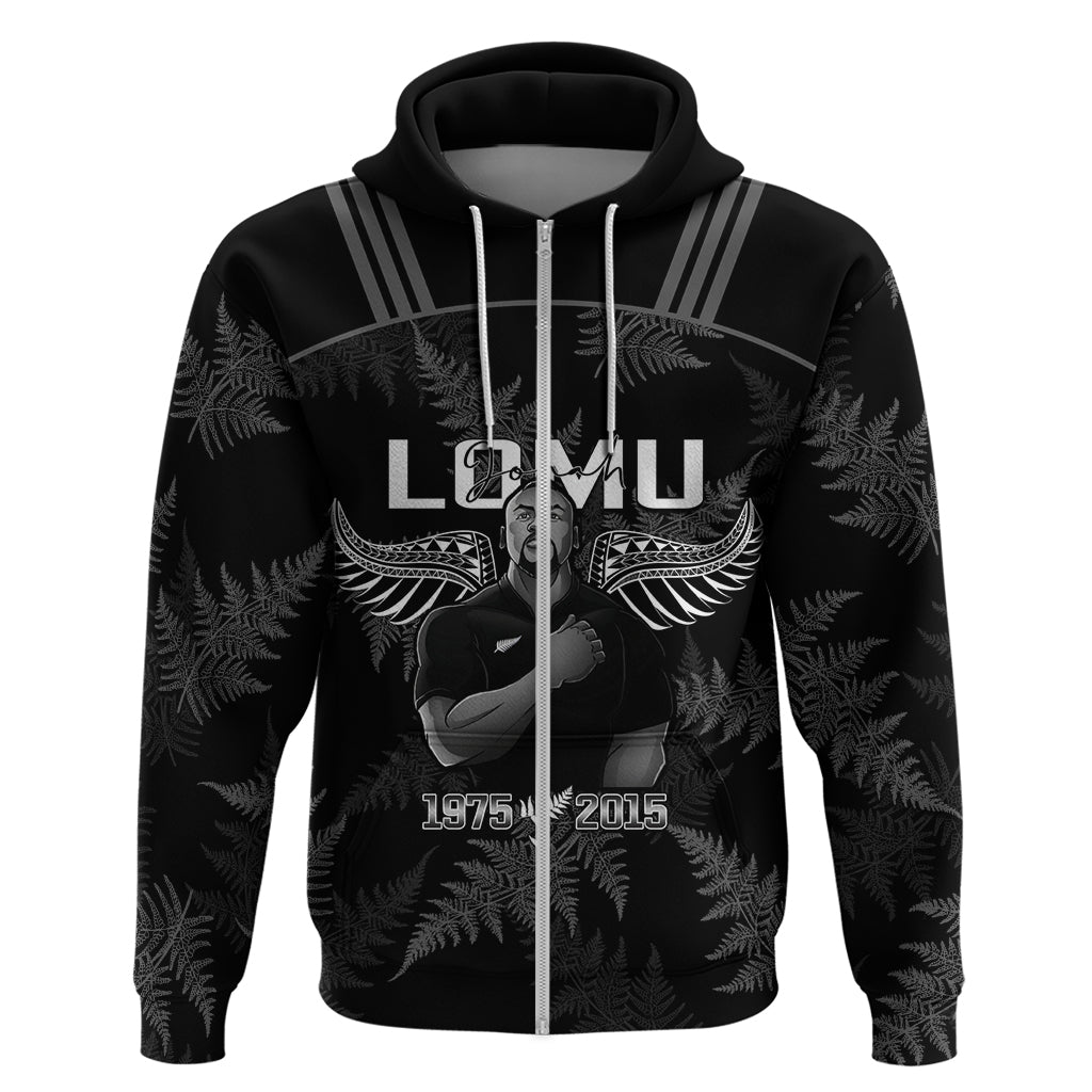 New Zealand Silver Fern Rugby Hoodie Aotearoa Godfather Proud Gone But Never Forgotten LT14 - Polynesian Pride