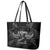 New Zealand Silver Fern Rugby Leather Tote Bag Aotearoa Godfather Proud Gone But Never Forgotten LT14 - Polynesian Pride