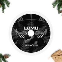 New Zealand Silver Fern Rugby Tree Skirt Aotearoa Godfather Proud Gone But Never Forgotten LT14 Fringed Tree Skirts Black - Polynesian Pride