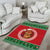 Personalized Hawaii Christmas Area Rug Tiki Santa Mele Kalikimaka