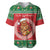 Personalized Hawaii Christmas Baseball Jersey Tiki Santa Mele Kalikimaka