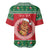 Personalized Hawaii Christmas Baseball Jersey Tiki Santa Mele Kalikimaka