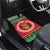 Personalized Hawaii Christmas Car Mats Tiki Santa Mele Kalikimaka