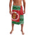 Personalized Hawaii Christmas Lavalava Tiki Santa Mele Kalikimaka