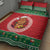 Personalized Hawaii Christmas Quilt Bed Set Tiki Santa Mele Kalikimaka