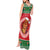 Personalized Hawaii Christmas Tank Maxi Dress Tiki Santa Mele Kalikimaka