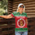 Personalized Hawaii Christmas Women Polo Shirt Tiki Santa Mele Kalikimaka