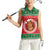 Personalized Hawaii Christmas Women Sleeveless Polo Shirt Tiki Santa Mele Kalikimaka