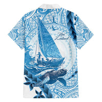 New Zealand Sailing Family Matching Puletasi and Hawaiian Shirt Aotearoa Yacht Racing - Born To Sail LT14 - Polynesian Pride