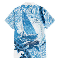 New Zealand Sailing Family Matching Short Sleeve Bodycon Dress and Hawaiian Shirt Aotearoa Yacht Racing - Born To Sail LT14 - Polynesian Pride