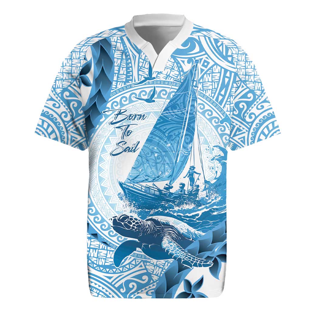 New Zealand Saling Rugby Jersey Aotearoa Yacht Racing - Born To Sail