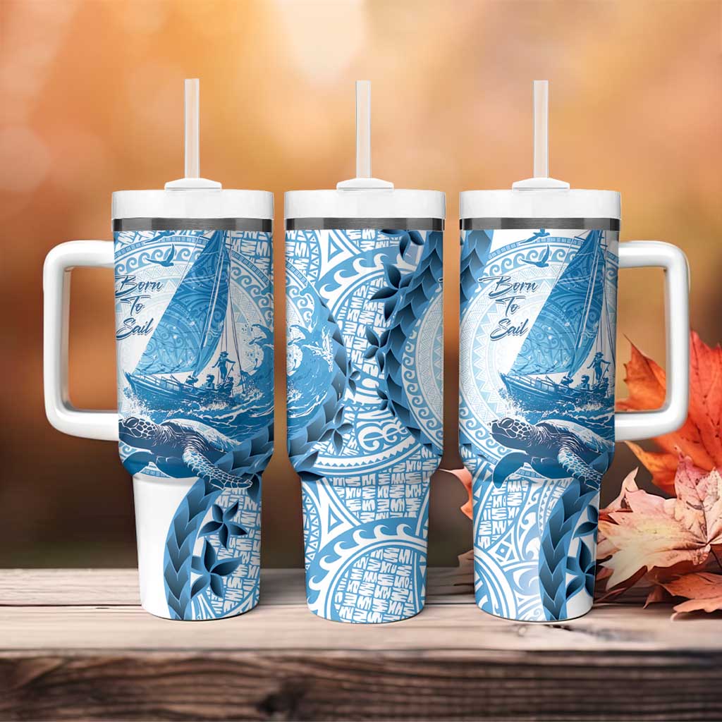 New Zealand Saling Tumbler With Handle Aotearoa Yacht Racing - Born To Sail