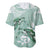 Happy Valentine's Day Polynesia Baseball Jersey SeaTurtle Couple Polynesian - Green Lester Color