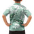 Happy Valentine's Day Polynesia Hawaiian Shirt SeaTurtle Couple Polynesian - Green Lester Color