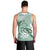 Happy Valentine's Day Polynesia Men Tank Top SeaTurtle Couple Polynesian - Green Lester Color