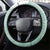 Happy Valentine's Day Polynesia Steering Wheel Cover SeaTurtle Couple Polynesian - Green Lester Color