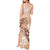 Happy Valentine's Day Polynesia Tank Maxi Dress SeaTurtle Couple Polynesian - Desert Sand Color