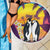 Hawaii Penguin Couple Beach Blanket You Are My Valentine - Tropical Sunset Vibes