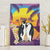 Hawaii Penguin Couple Canvas Wall Art You Are My Valentine - Tropical Sunset Vibes