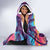 Hawaii Penguin Couple Hooded Blanket You Are My Valentine - Tropical Sunset Vibes