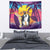 Hawaii Penguin Couple Tapestry You Are My Valentine - Tropical Sunset Vibes