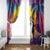 Hawaii Penguin Couple Window Curtain You Are My Valentine - Tropical Sunset Vibes