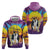 Hawaii Penguin Couple Zip Hoodie You Are My Valentine - Tropical Sunset Vibes