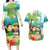 Hawaii Penguin Couple Couples Matching Long Sleeve Bodycon Dress and Hawaiian Shirt Hawaiian Kakau - Tropical Summer Vibes