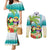 Hawaii Penguin Couple Couples Matching Mermaid Dress and Long Sleeve Button Shirt Hawaiian Kakau - Tropical Summer Vibes