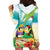 Hawaii Penguin Couple Hoodie Dress Hawaiian Kakau - Tropical Summer Vibes