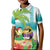 Hawaii Penguin Couple Kid Polo Shirt Hawaiian Kakau - Tropical Summer Vibes